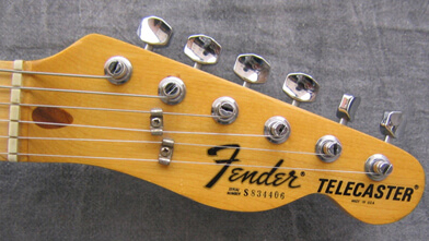 Telecaster com Serial Fender no Headstock